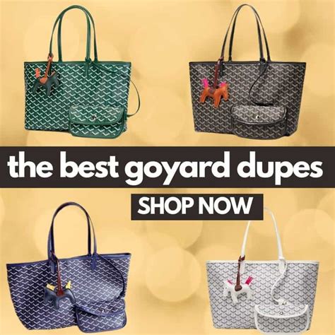 coach goyard dupe|goyard tote dupes.